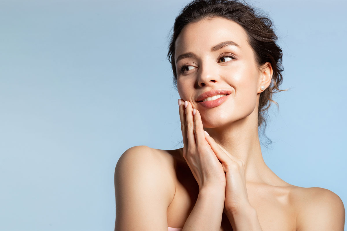 woman after acne scar removal in Brea