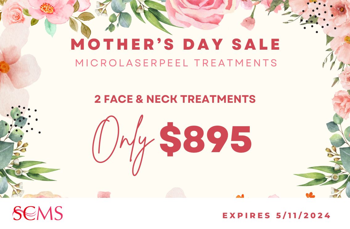 Mother's Day MicroLaserPeel Special - 2 MicroLaserPeel Face and Neck Treatments Only $895 - Expires 5/11/24