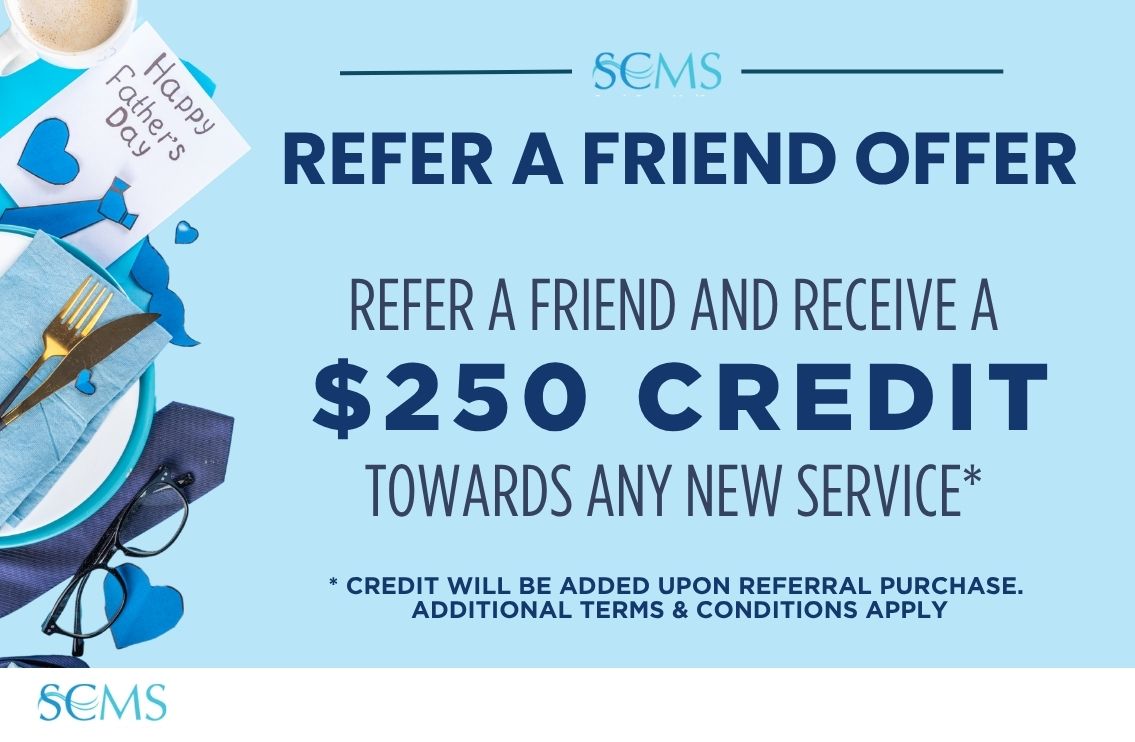 Father's Day - Refer a Friend and Receive a $250 credit towards any purchase. (Credit is awarded after referral makes a purchase) Limited time offer