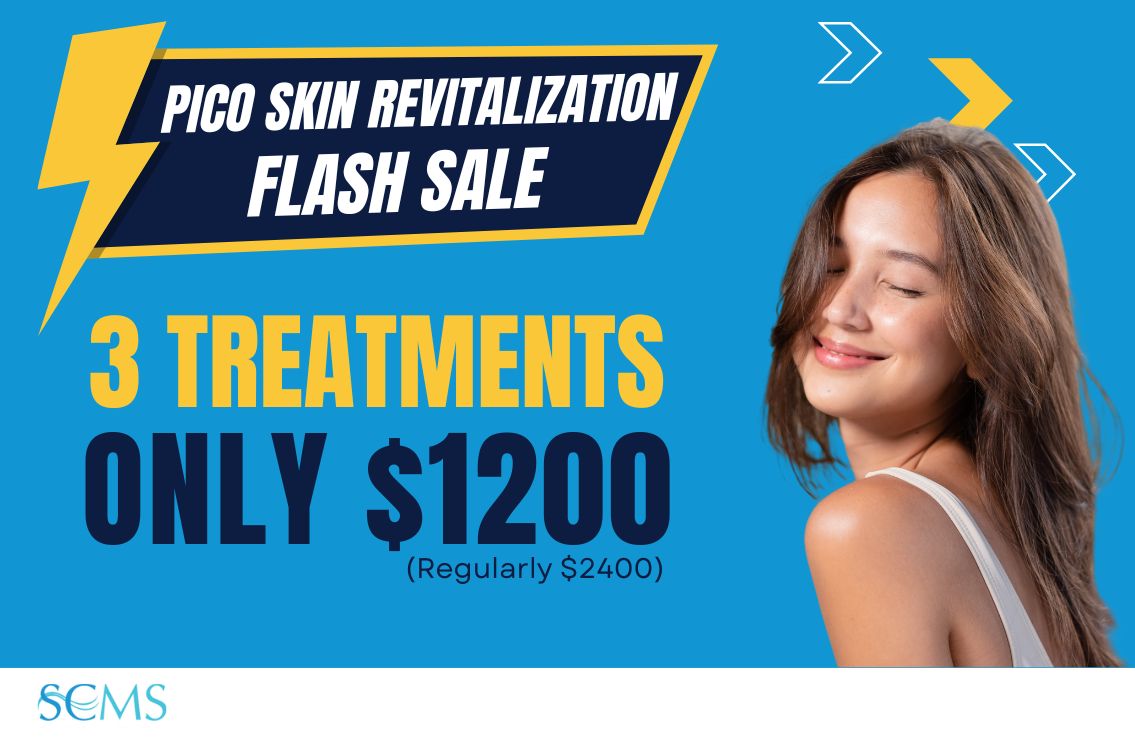Flash Sale - 3 Pico Skin Revitalization Treatments, Only $1200 per treatment. Limited time offer