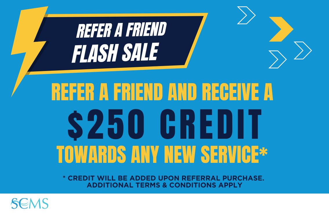 Flash Sale - Refer a Friend and Receive a $250 credit towards any purchase. (Credit is awarded after referral makes a purchase) Limited Time Offer