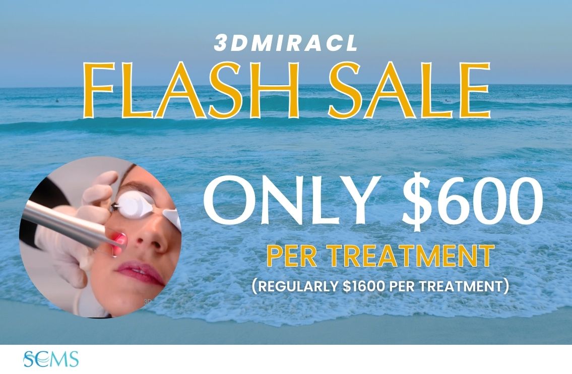 Flash Sale - One 3DMIRACL Treatment, only $600. (regular price $1600 per treatment) Limited Time Offer