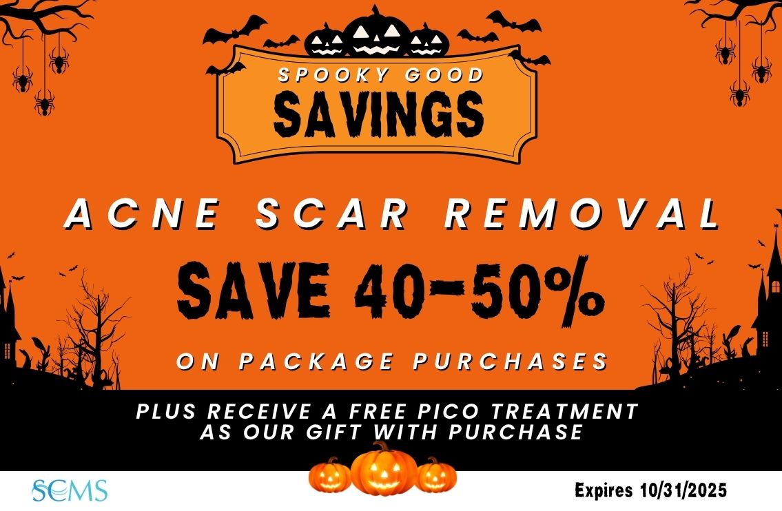 Spooky Good Savings Event - Buy 2 Broadband Light (BBL) treatments, get 2 FREE. Expires 10/31/25