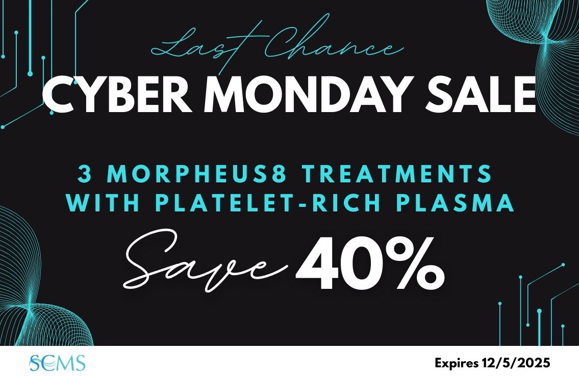 Last Chance Cyber Monday Sale - Save 40% off 3 Morpheus8 Packages with Platelet-Rich Plasma/ Expires 12/5/2025