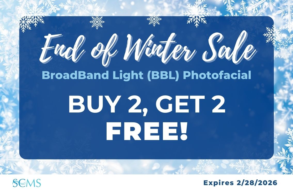 End of Winter Sale - Buy 2 BroadBand Light Treatments, Get two Free. Expires 2/28/2026