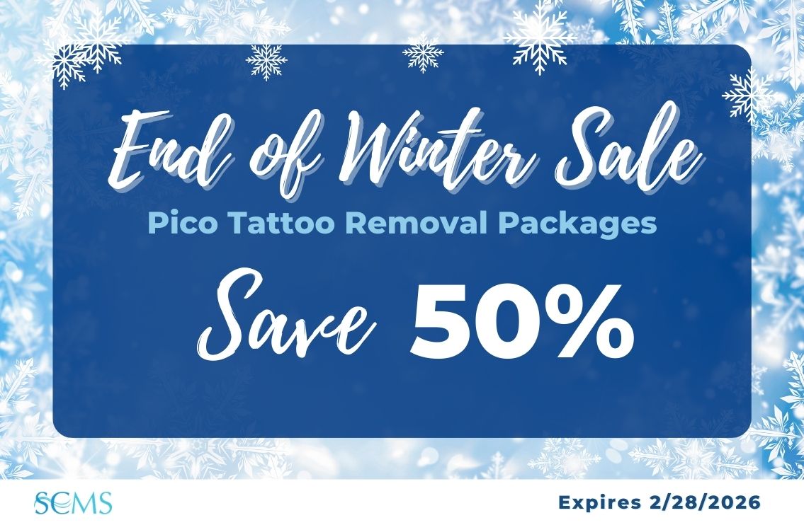 End of Winter Sale - Save 50% off Pico Tattoo Removal Packages. Expires 2/28/2026