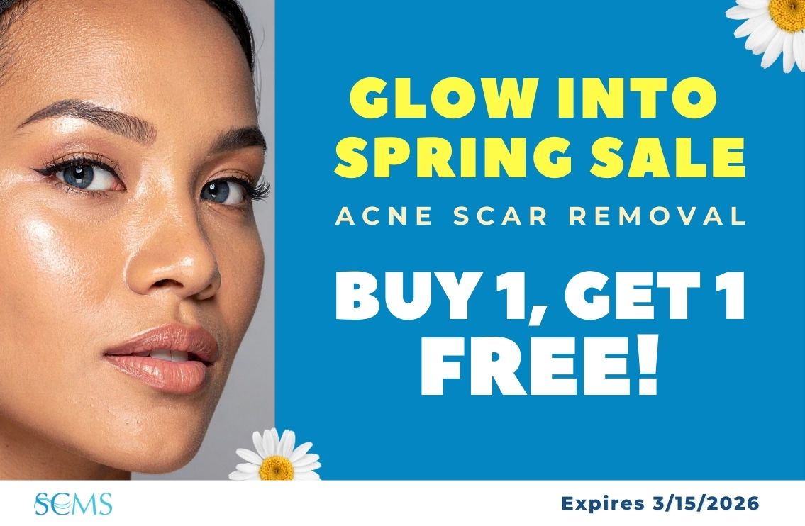 End of Winter Sale - Buy one acne scar removal treatment, get one FREE! Expires 3/15/2026