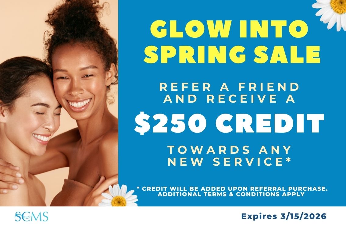 Glow into Spring Sale - Refer a friend and receive a $250 credit towards any new service. Credit will be applied upon referral purchase. Additional Terms and Conditions apply. Expires 3/15/2026